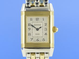 Jaeger-LeCoultre Reverso Duetto Diamanten Stahl / Gold Handaufzug