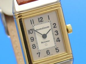 Jager LeCoultre Reverso Damen Stahl/Gold