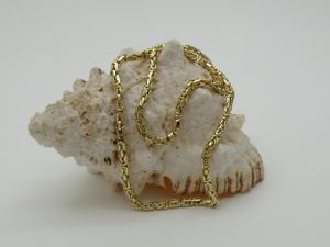 Kette massive Knigskette endlos in Gold 585/14K