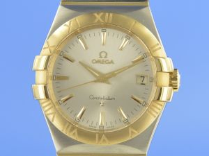 Omega Constellation 35 mm Quarz Edelstahl/Gelbgold