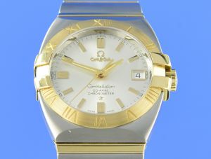 Omega Constellation Automatik Stahl/Gold Co-Axial