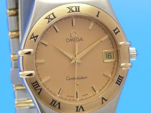 Omega Constellation Stahl/Gold Herren/Damen