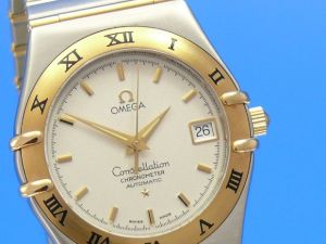 Omega Constellation Stahl/Gold Herren Automatik