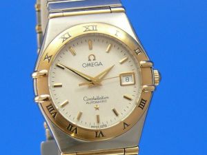 Omega Constellations Stahl/Gold Damen