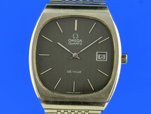 Omega De Ville Grey Special Dial Rare Quartz REF. 192.0029