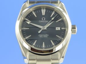 Omega Seamaster Aqua Terra 150M Mid Blue Dail 36.2 mm