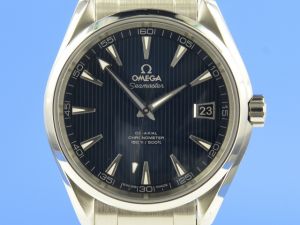 Omega Seamaster Aqua Terra Co-Axial Blue Dail