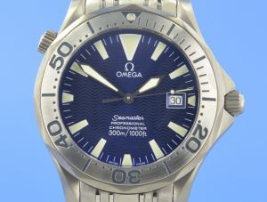Omega Seamaster Diver 300M Titan Blue Dial
