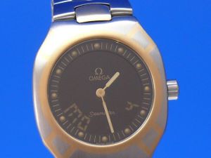 Omega Seamaster Multifunktion Stahl mit 750/- Goldeinlagen