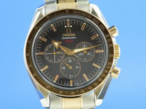 Omega Speedmaster Broad Arrow 1957 Rotgold/Edelstahl