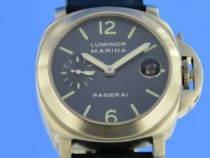 Panerai Luminor Marina Zifferblatt Blau PAM00048