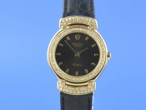 Rolex Cellini 18K Gelbgold Diamanten