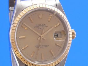 Rolex Date Stahl/Gold 34 mm