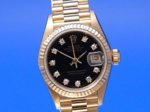 Rolex Lady-Datejust 18K/750 Gold Brillantblatt