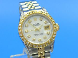 Rolex Lady-Datejust Brilliantziffernblatt & L�nette NICHT ROLEX