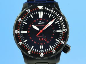 SINN U2 (EZM 5) Taucher Uhr U-Boot Stahl