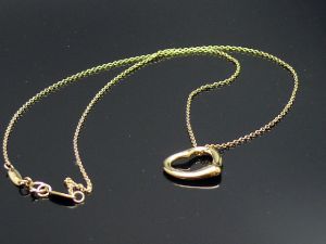 TIFFANY & CO KETTE&HERZ ANHNGER AUS GOLD 750