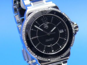 TAG Heuer Formula 1 Lady Steel Ceramic schwarz Diamond